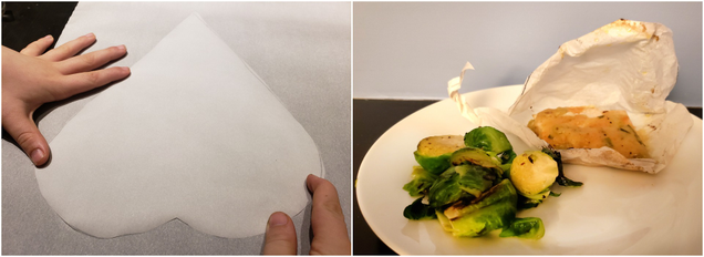 Illustration for article titled Cooking fish in paper hearts is a foolproof and impressive Valentine’s Day dinner